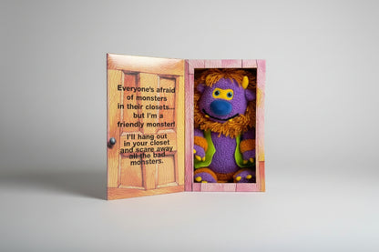Monster In My Closet Teddy With Original Box