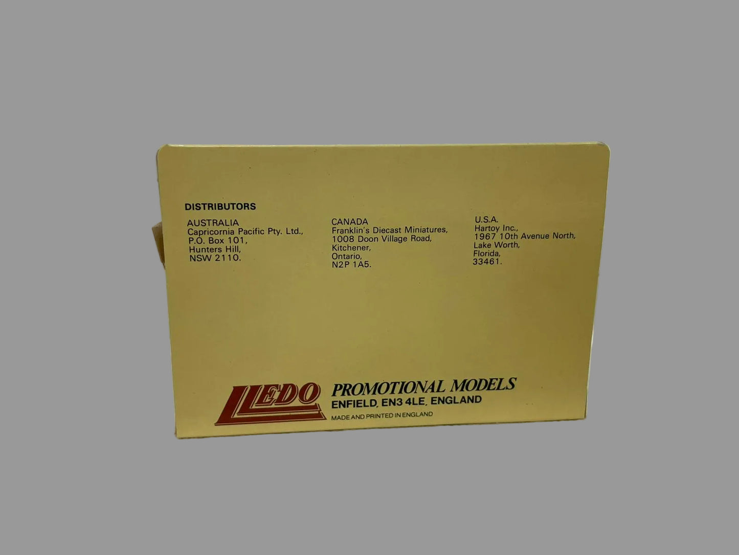 Lledo job lot of 4 promotional models  - 1.76 scale  mint condition fair boxes