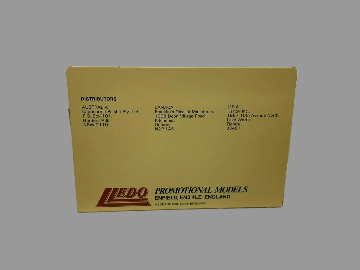 Lledo job lot of 4 promotional models  - 1.76 scale  mint condition fair boxes