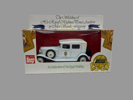 Royal Wedding Prince Andrew to Sarah Ferguson 1986 Die-Cast Model Car Souvenir