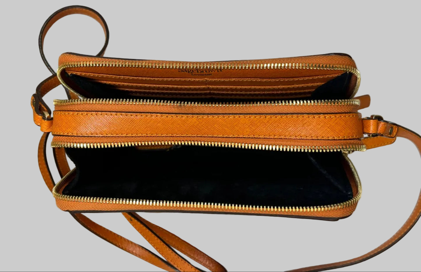 SAGEBROWN LONDON Orange Crossbody Bag (USED)