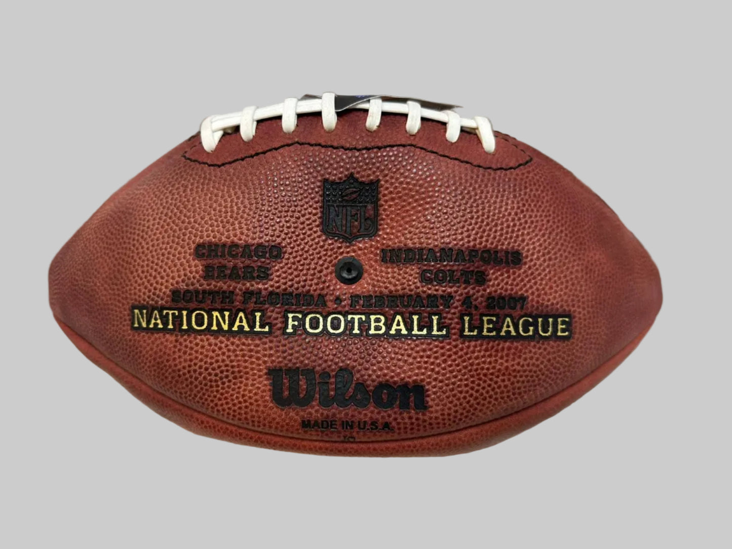 SIGNED by DON SHULA - NFL 2007 Superbowl XLI Football