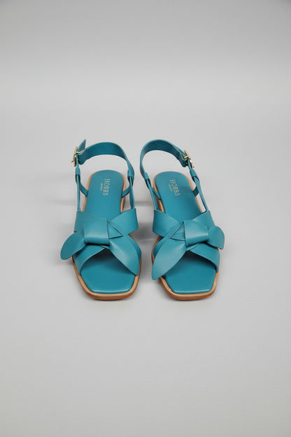 Hobbs Aubrey Sandals - Lagoon Green - UK 8 EU 41 - Strappy Flats Buckled - AS NEW - £89