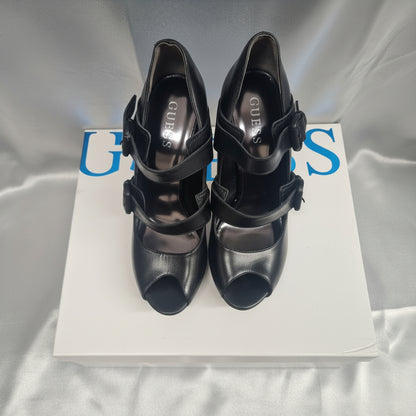 Guess Strappy Leather Stiletto Heels UK 5 EU 38 in Box - £94.50 - NEW