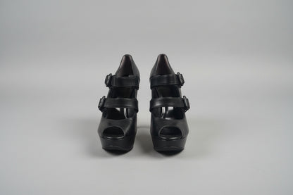 Guess Strappy Leather Stiletto Heels UK 5 EU 38 in Box - £94.50 - NEW