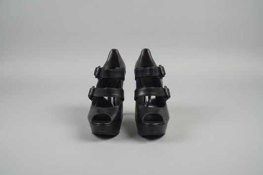 Guess Strappy Leather Stiletto Heels UK 5 EU 38 in Box - £94.50 - NEW