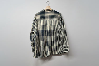 BNWT Bellerose (3) Gent Shirt - Beige / Green Check UK 12 14 Oversized - NEW