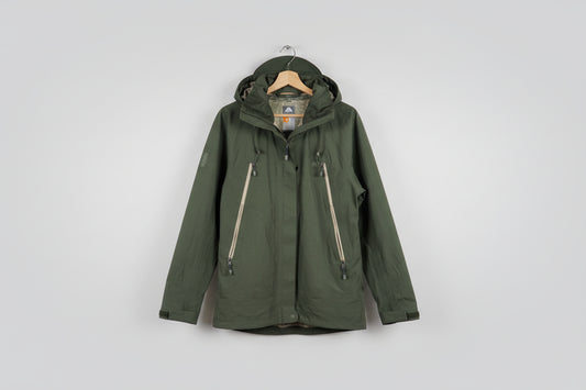 Nike ACG (3) Khaki Green Ski-Jacket Size XXL Hooded Coat - USED