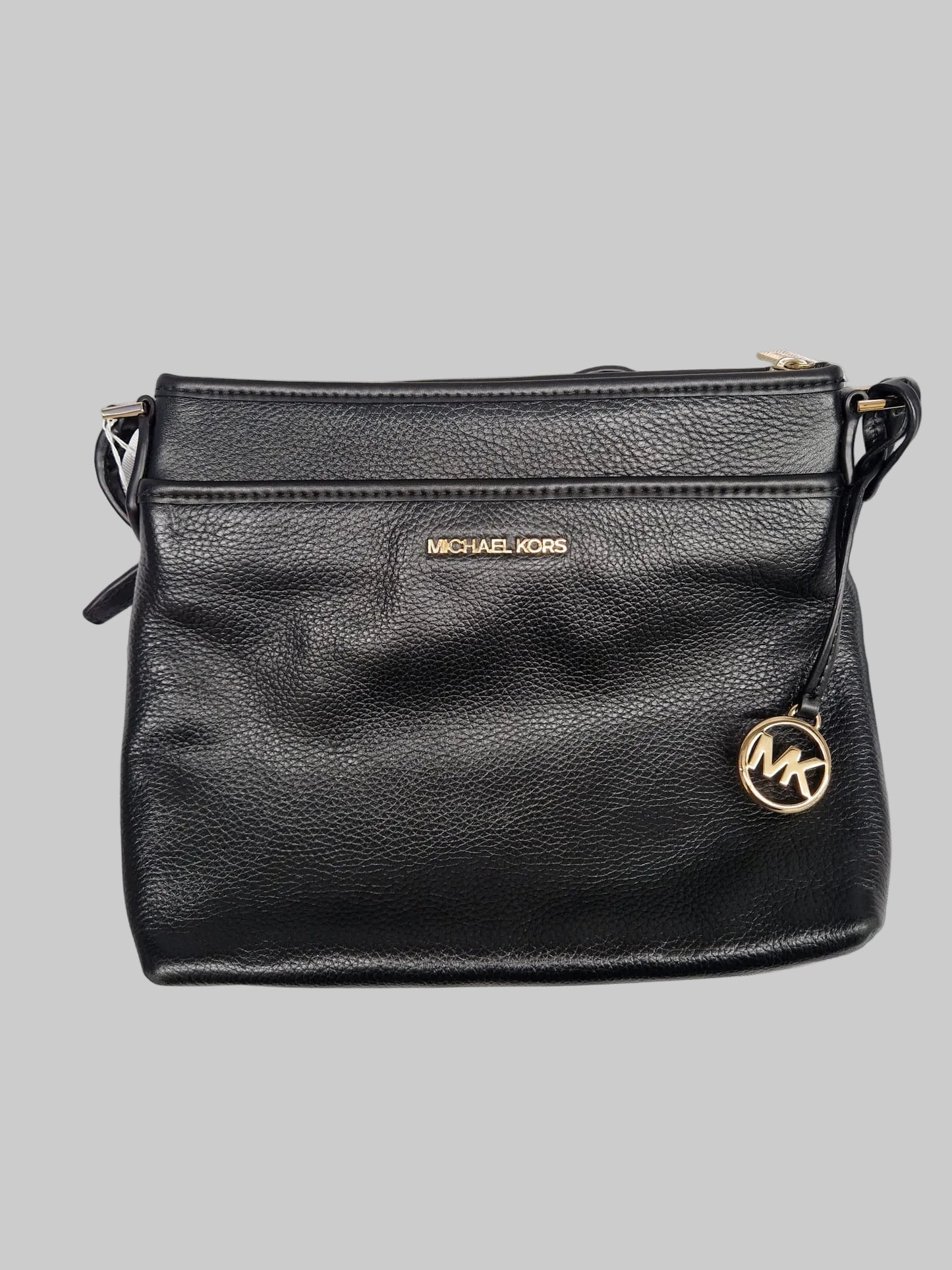 Michael Kors Black Leather Shoulder Cross-Body Bag - USED