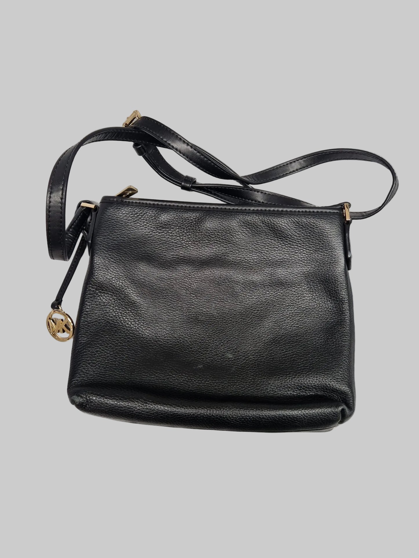 Michael Kors Black Leather Shoulder Cross-Body Bag - USED