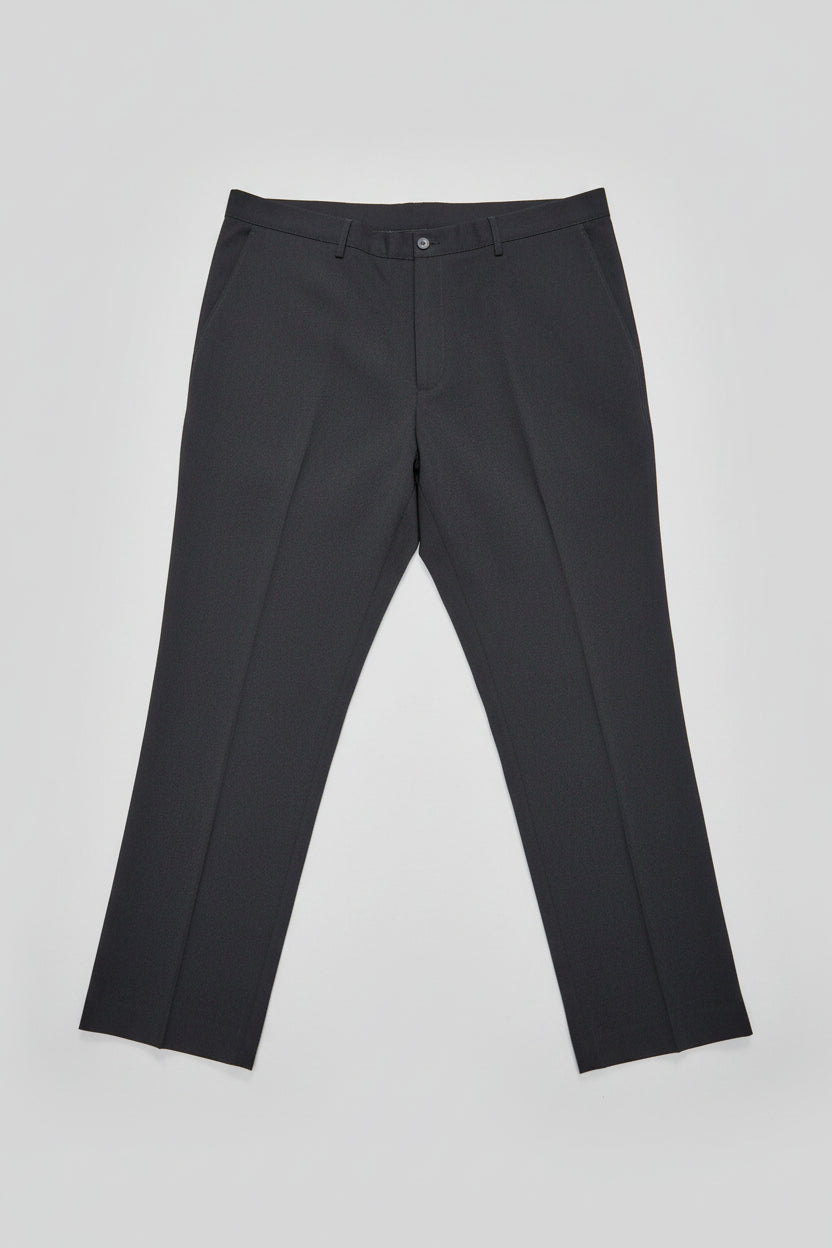 Farah Black Trousers W48 L33 Straight-Leg - Polyester - USED