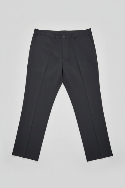 Farah Black Trousers W48 L33 Straight-Leg - Polyester - USED