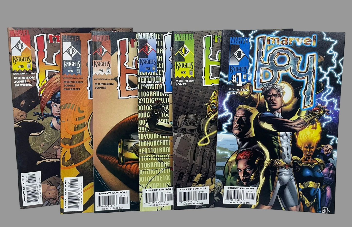MARVEL BOY #1-6 COMPLETE SET GRANT MORRISON JG JONES 2000
