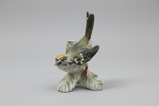 Vintage Goebel Hummel Firecrest Bird Figurine 1967 - Some Chips Used