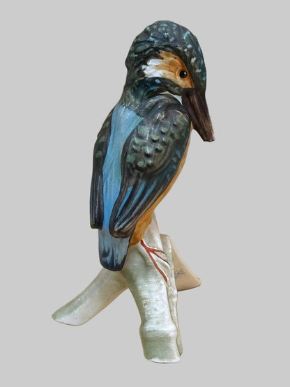 Vintage Goebel Hummel Kingfisher Bird Figurine - Used