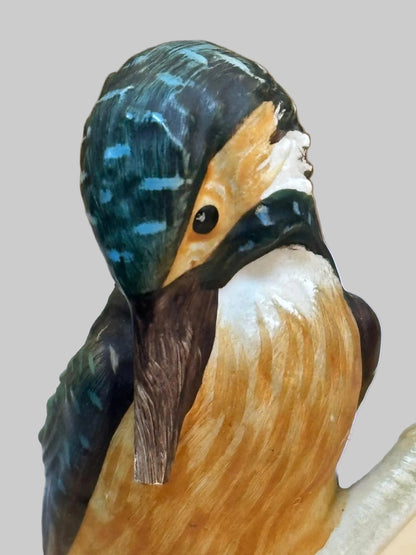 Vintage Goebel Hummel Kingfisher Bird Figurine - Used