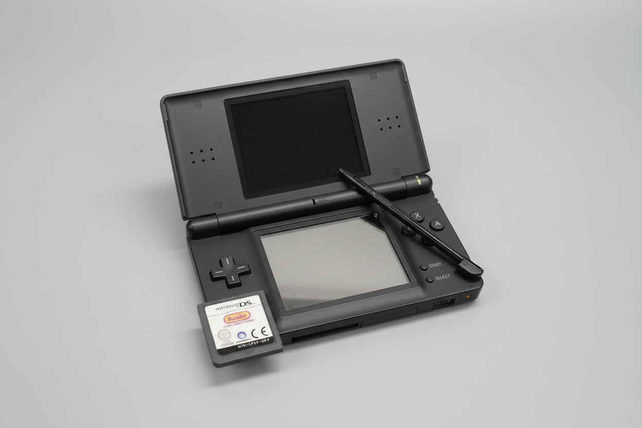 Nintendo DS Lite Handheld Console (Black) with Puzzler Collection (*No Charging Cable*)