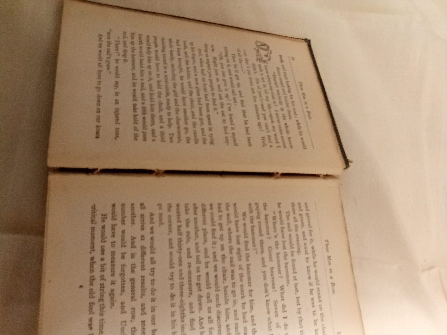 Three Men in a Boat by Jerome K. Jerome. 1889. First Edition