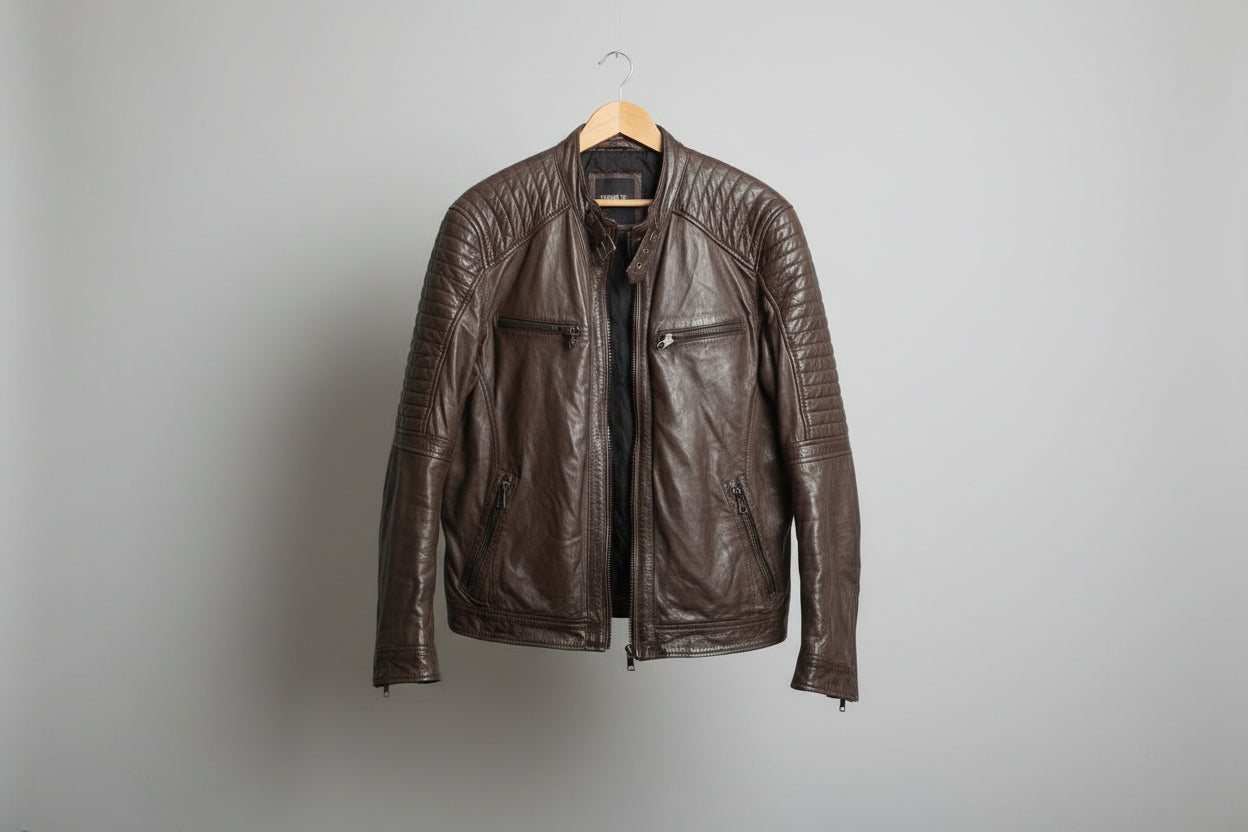 Barneys Originals Men's Leather Jacket