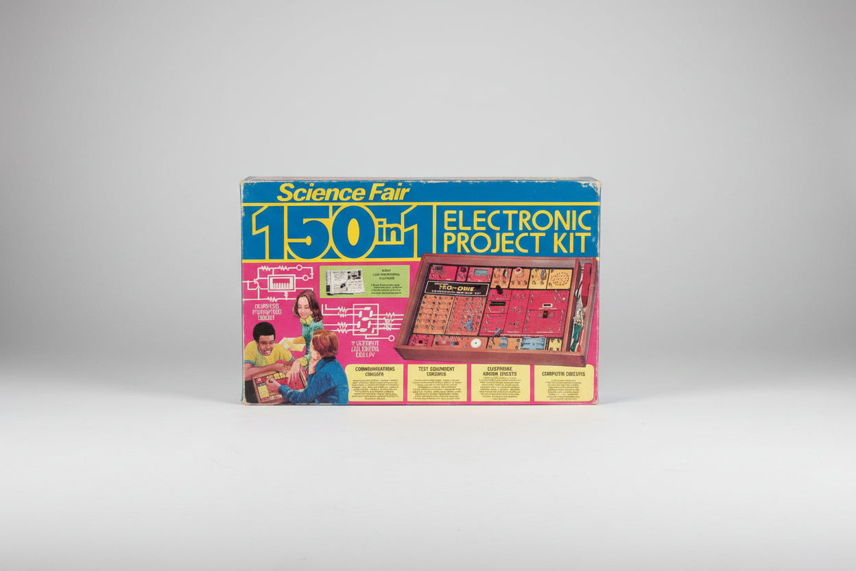 Vintage 1976 150-in-1 Science Fair Electronic Project Kit