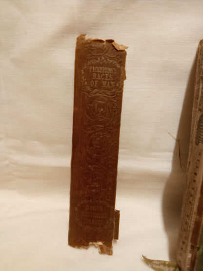 The Races of Man; and Their Biographical Distribution By Charles Pickering-1863