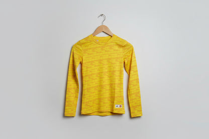 ADIDAS X LEGO Kid's Yellow Long Sleeve Top Size Small / 9-10 Years (USED)