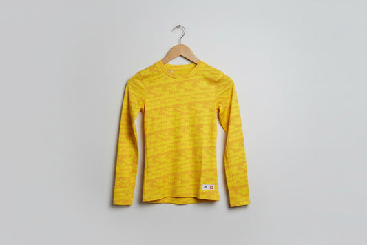 ADIDAS X LEGO Kid's Yellow Long Sleeve Top Size Small / 9-10 Years (USED)