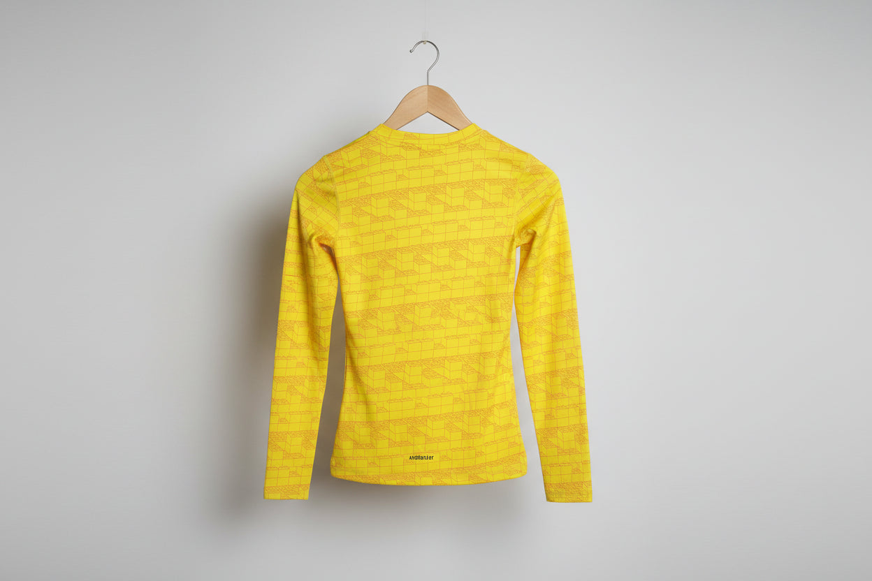 ADIDAS X LEGO Kid's Yellow Long Sleeve Top Size Small / 9-10 Years (USED)