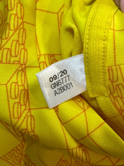 ADIDAS X LEGO Kid's Yellow Long Sleeve Top Size Small / 9-10 Years (USED)