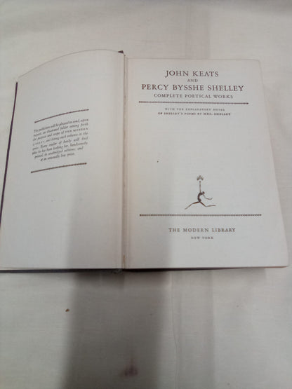 Complete Poems of Keats and Shelley