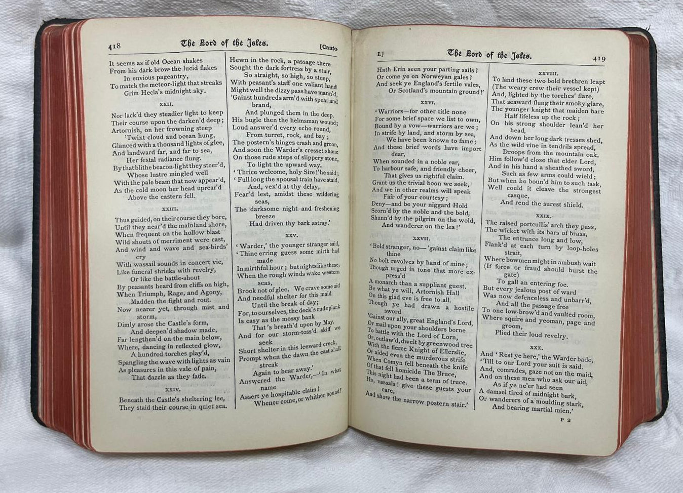Oxford Edition the poetical works of Sir Walter Scott 1910 Edition