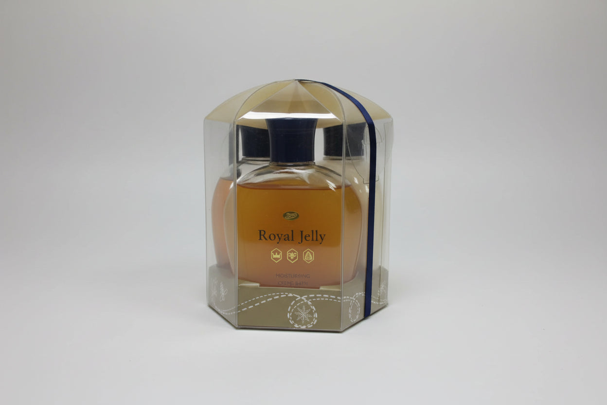 3 Boots Royal Jelly 100ml Body Lotion Body Wash Moisturising Creme Bath Gift Set