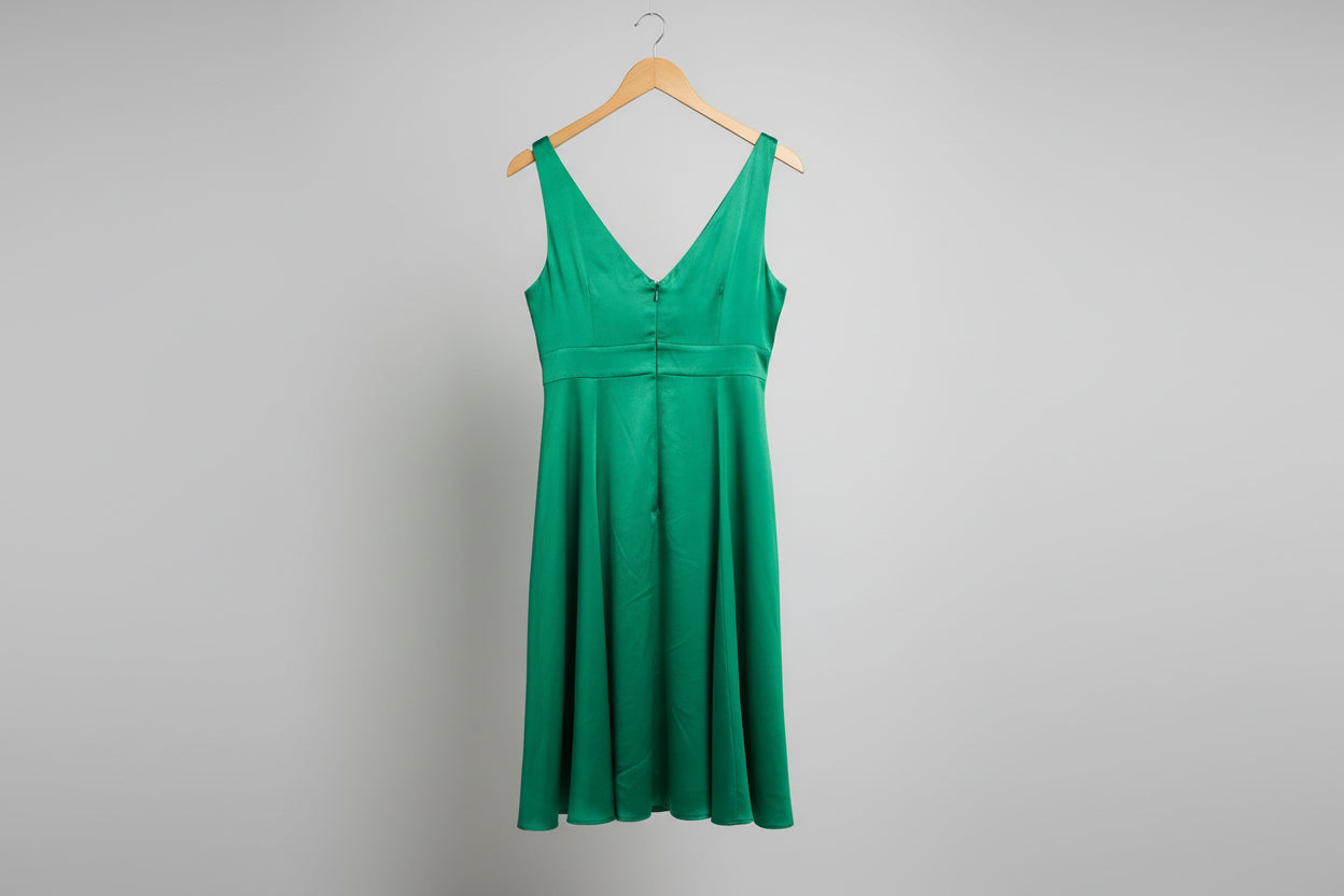 Ted Baker Green silk dress uk size 10