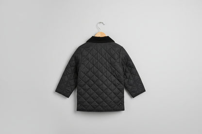 Barbour Men's Quilted Jacket Large Corded Collar Polyester Coat - Small