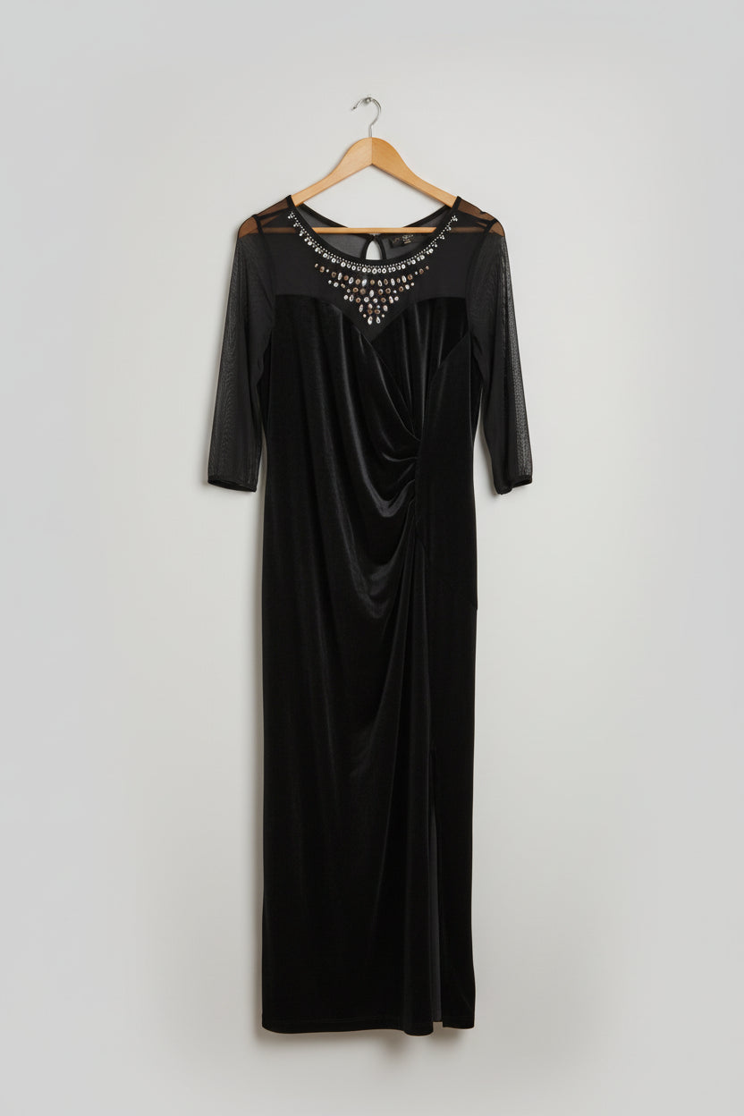 Scarlett and Jo London Black dress uk size 20