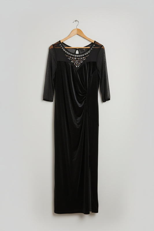 Scarlett and Jo London Black dress uk size 20