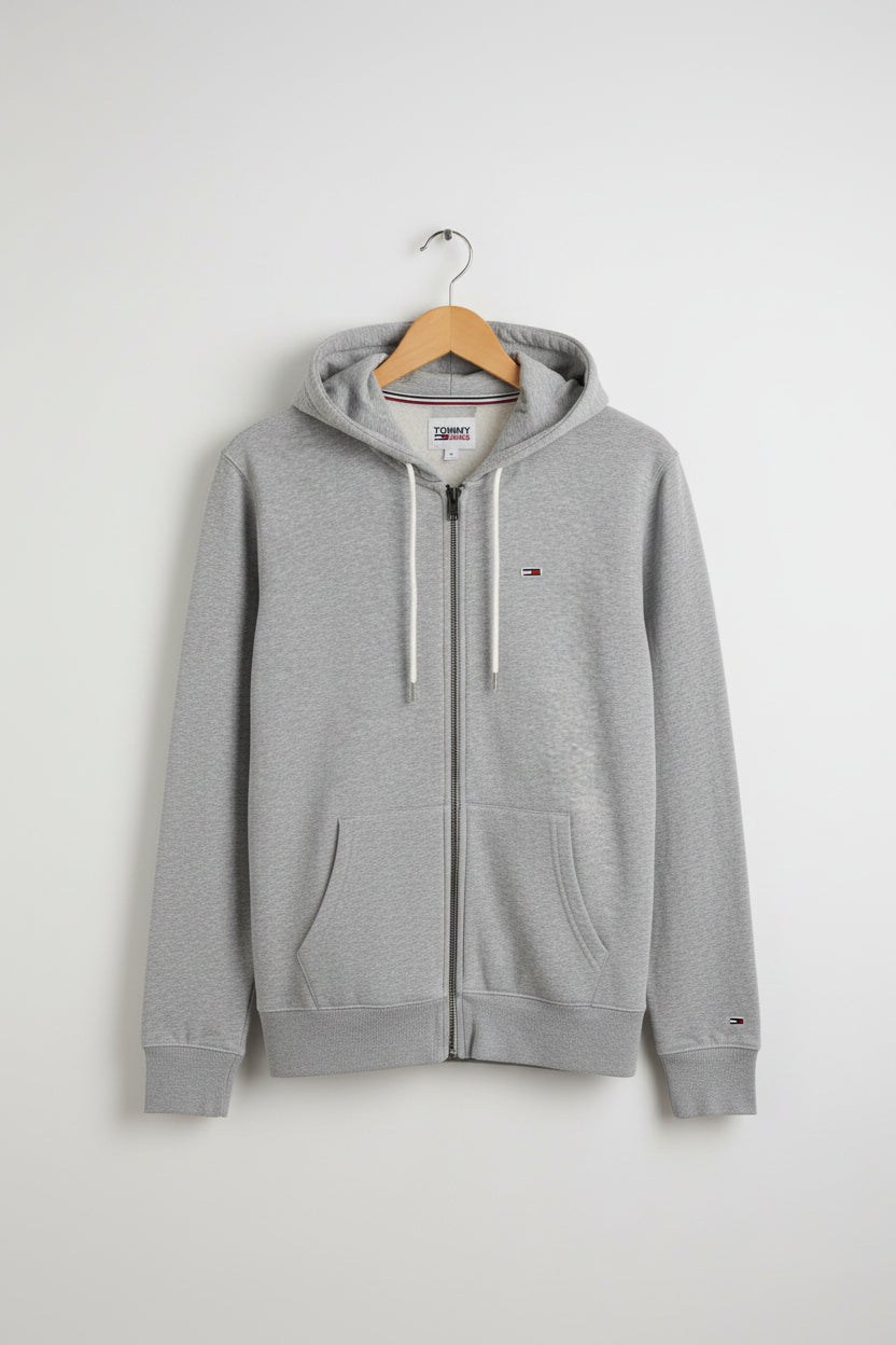 Tommy Jeans Basic zip hoodie Grey - XS