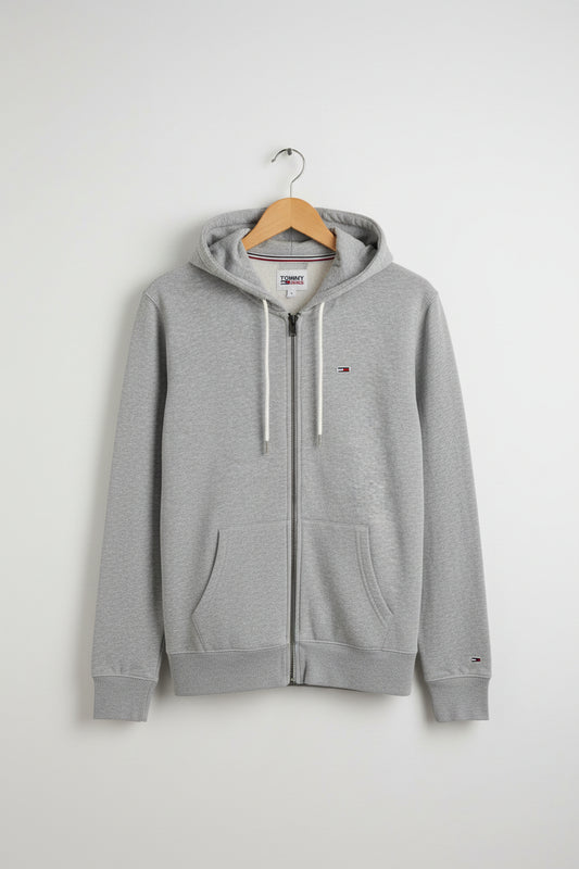 Tommy Jeans Basic zip hoodie Grey - XS