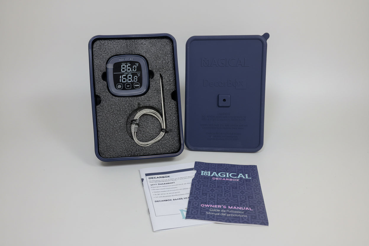 MAGICAL BUTTER Machine Decarboxylator Silicone Decarboxylation Decarbox Kit & Digital Thermometer