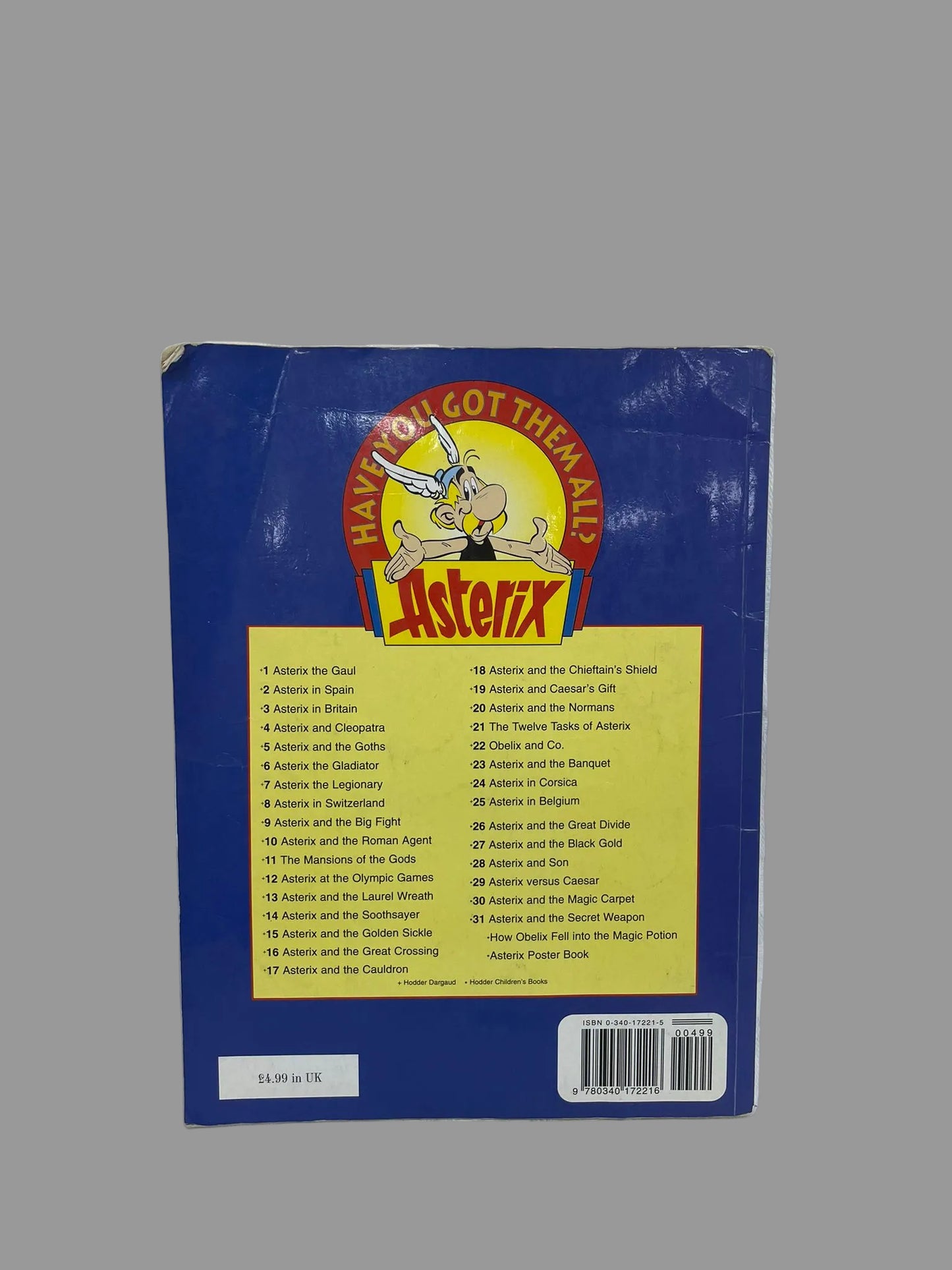 Asterix in Britain book 3