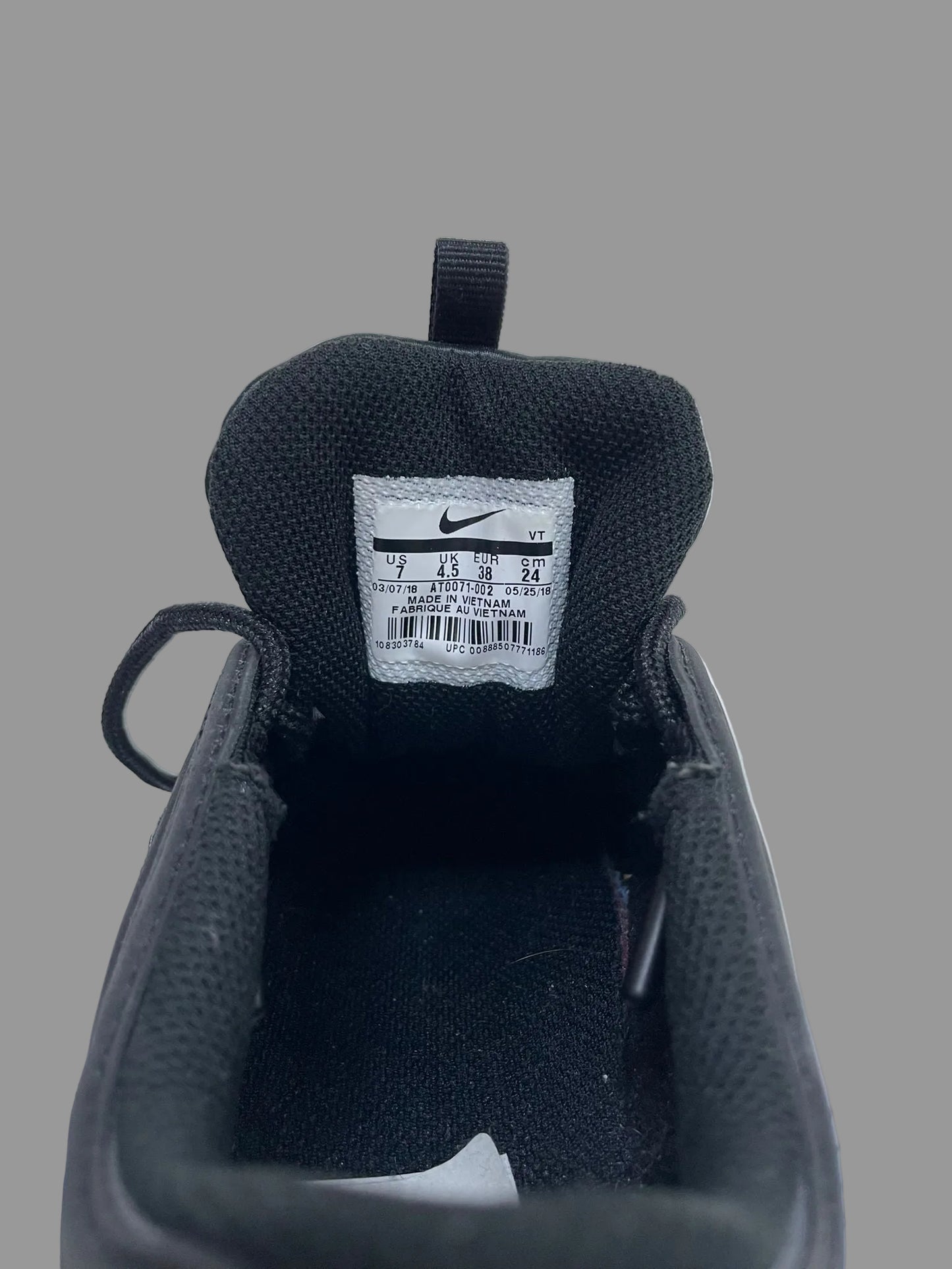 Nike Air Max 97 Black & White Trainers UK 4.5 EU 37.5