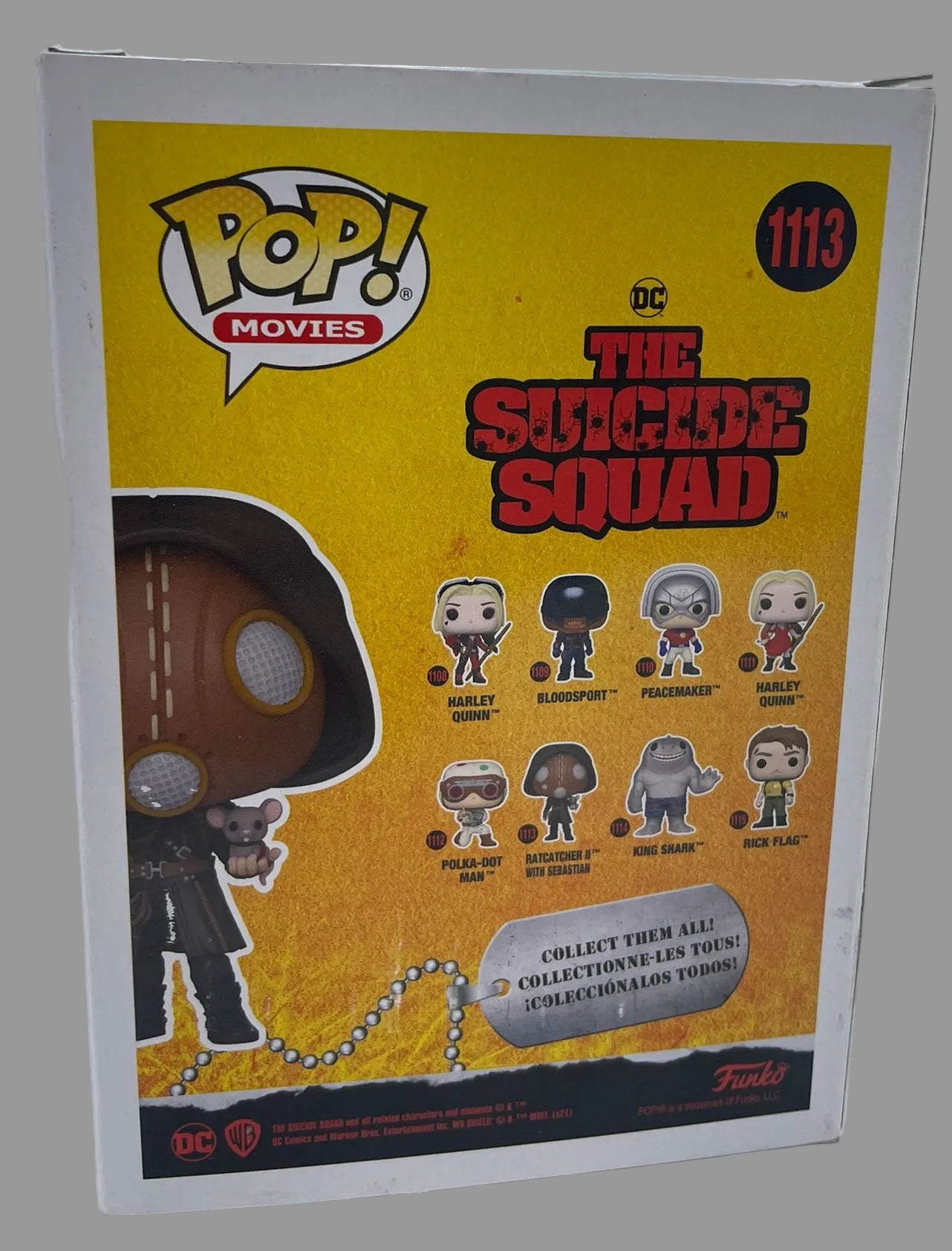Funko Pop! Movies The suicide Squad Ratcatcher 2nd with Sebastain #1113