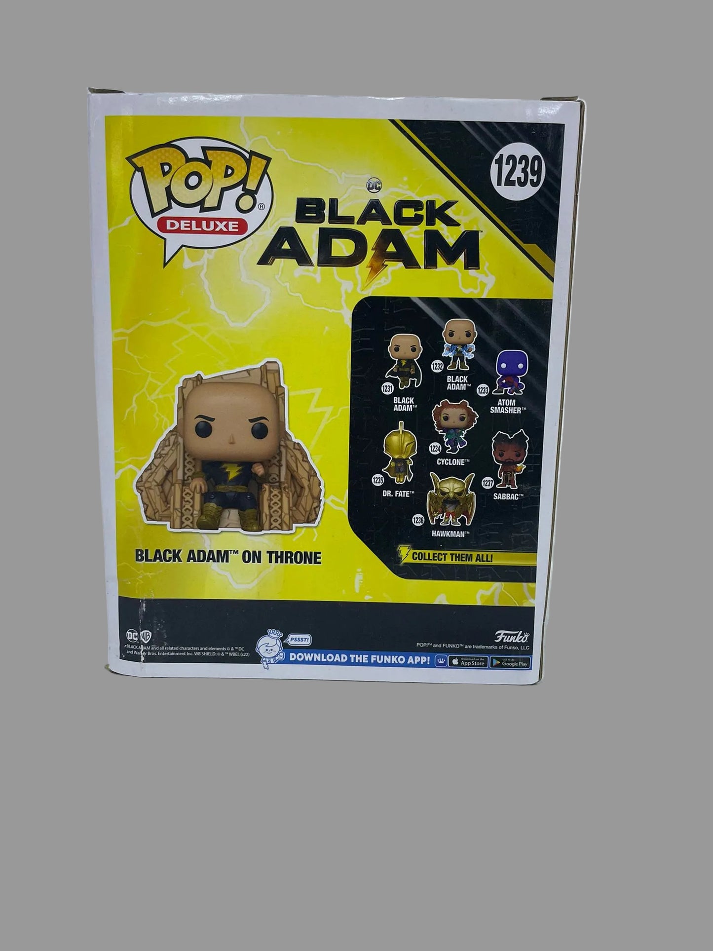 Funko Pop! Deluxe Black Adam Black Adam on Throne #1239