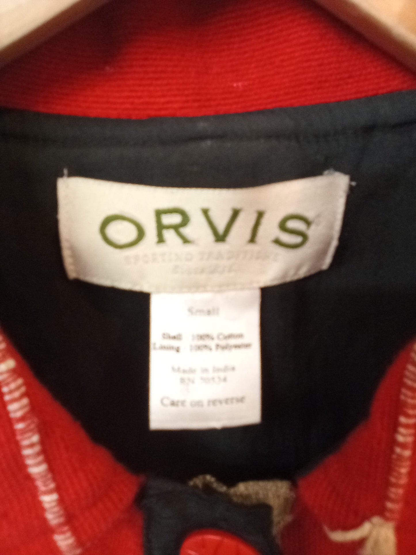 ORVIS (S) Western Tasselled Boho Jacket - UK 8 10 EU 36 38 - Aztec Red Stitched - Blazer