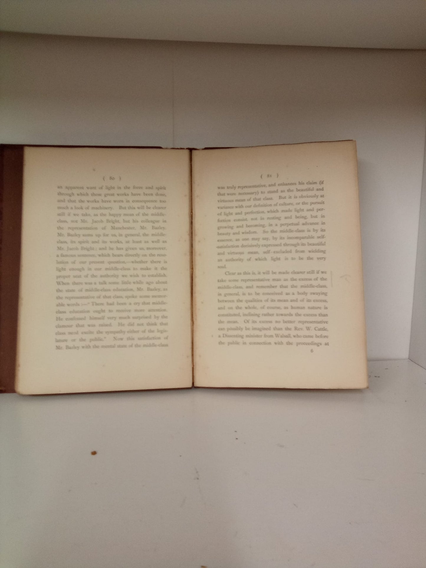 Culture and Anarchy: An Essay in Political and Social Criticism by Matthew Arnold- First Edition 1869