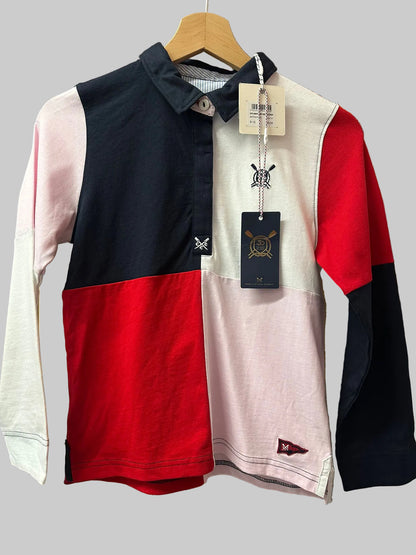 BNWT Crew Clothing Heritage Rugby Shirt - Kids 30th Anniversary -  Age 9/10 Years Old -  RRP £36