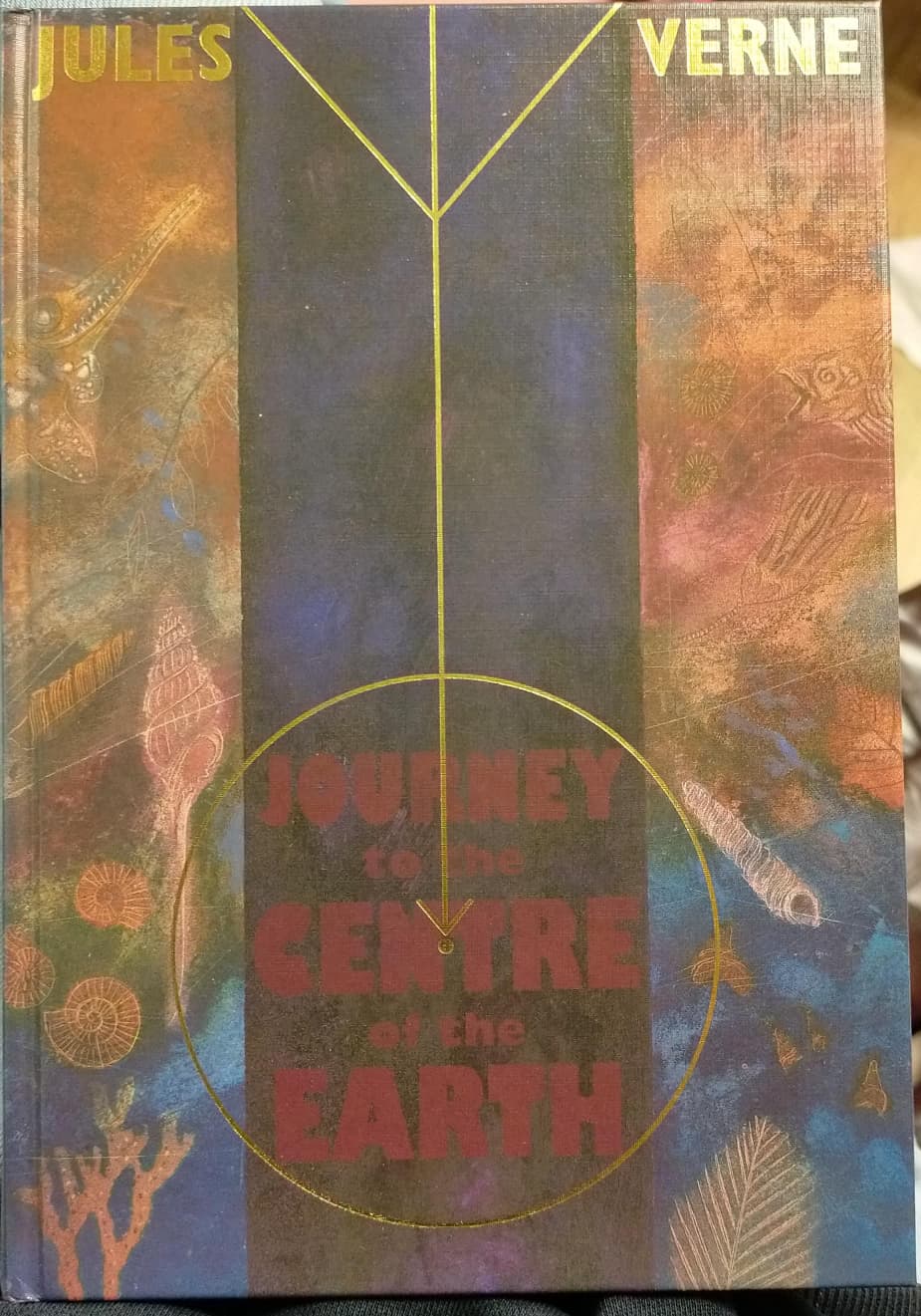 Hardcover 'Journey To The Centre of the Earth' Book by Jules Verne (With Book Slipcase)