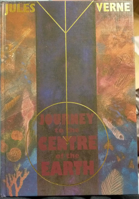 Hardcover 'Journey To The Centre of the Earth' Book by Jules Verne (With Book Slipcase)