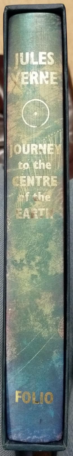 Hardcover 'Journey To The Centre of the Earth' Book by Jules Verne (With Book Slipcase)