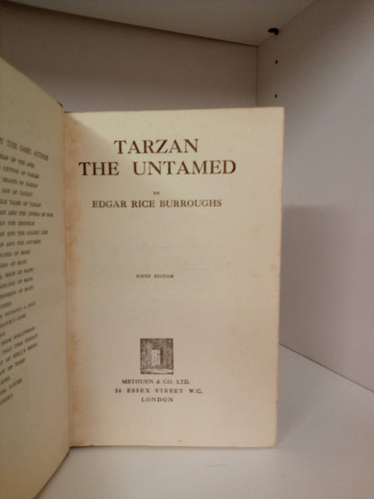 Tarzan the Untamed by Edgar Rice Burroughs Book - 1933 5th Edition-Preloved